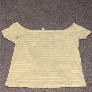 Off the shoulders crop top